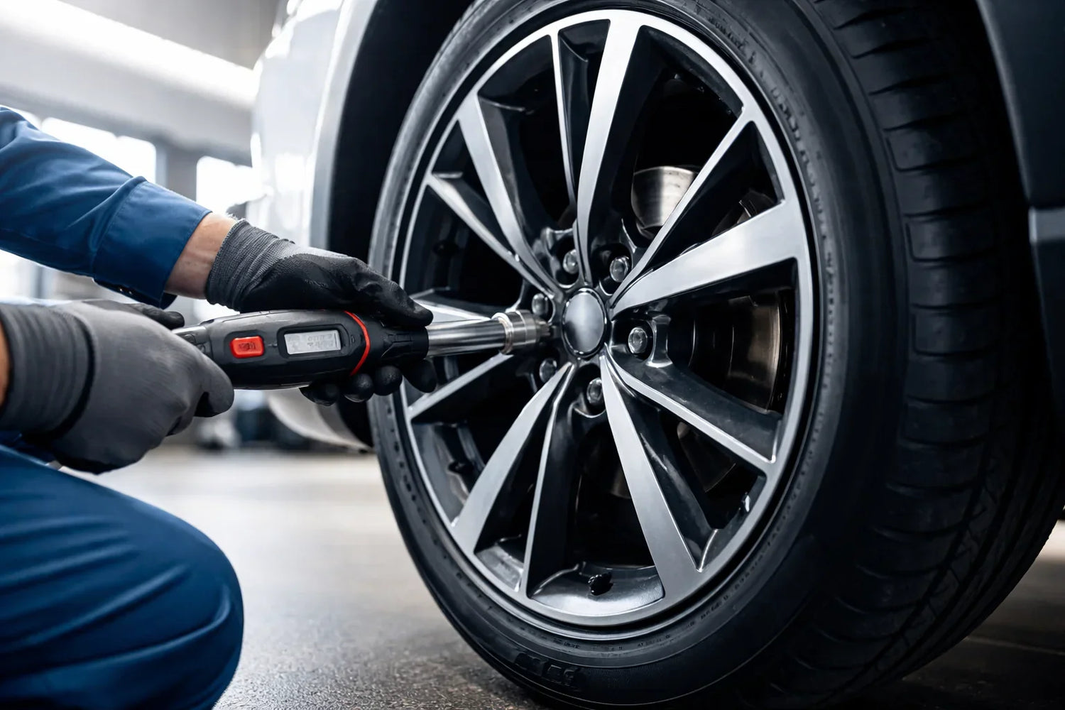 Quelle force de serrage pour une roue de voiture ?