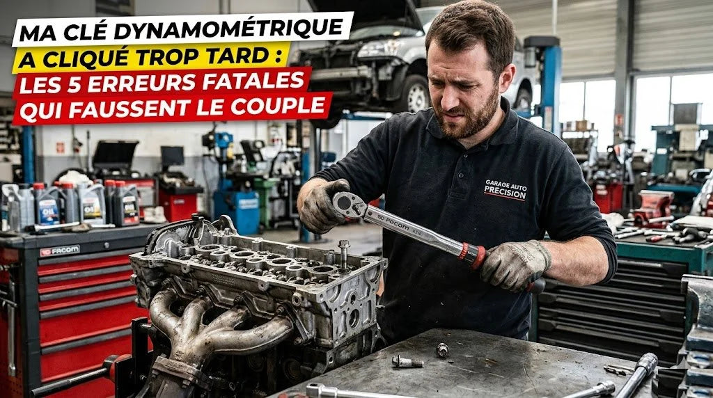 Ma clé dynamométrique a cliqué trop tard : les 5 erreurs fatales qui faussent le couple