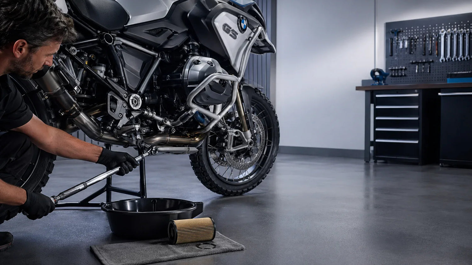 Couple de serrage vidange BMW R1250GS et R1200GS