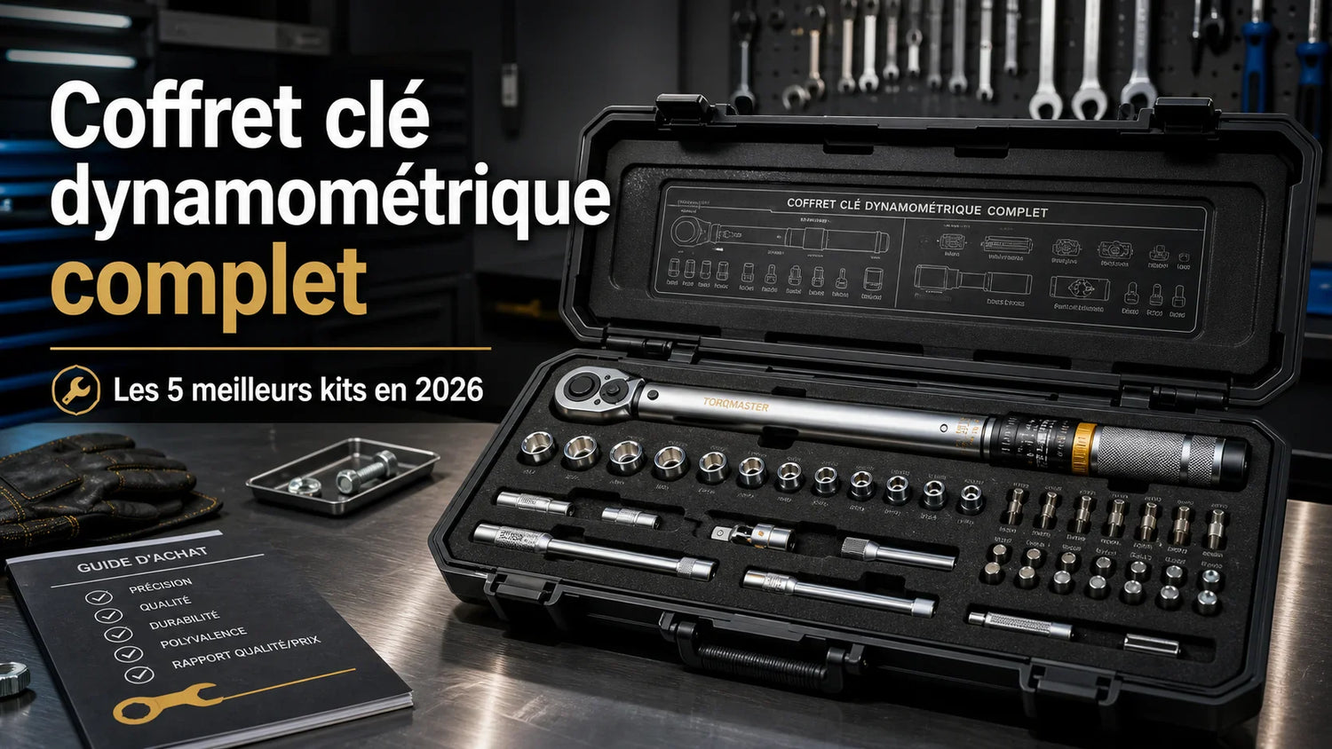 Coffret clé dynamométrique complet : les 5 meilleurs kits en 2026