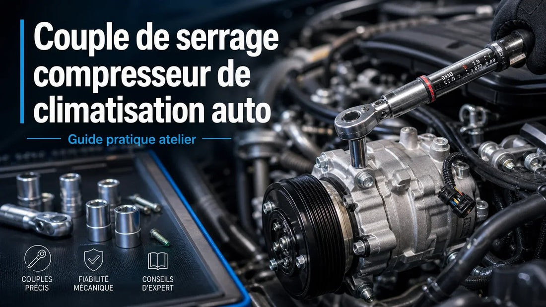 Couple de serrage d'un compresseur de climatisation auto : les bonnes valeurs