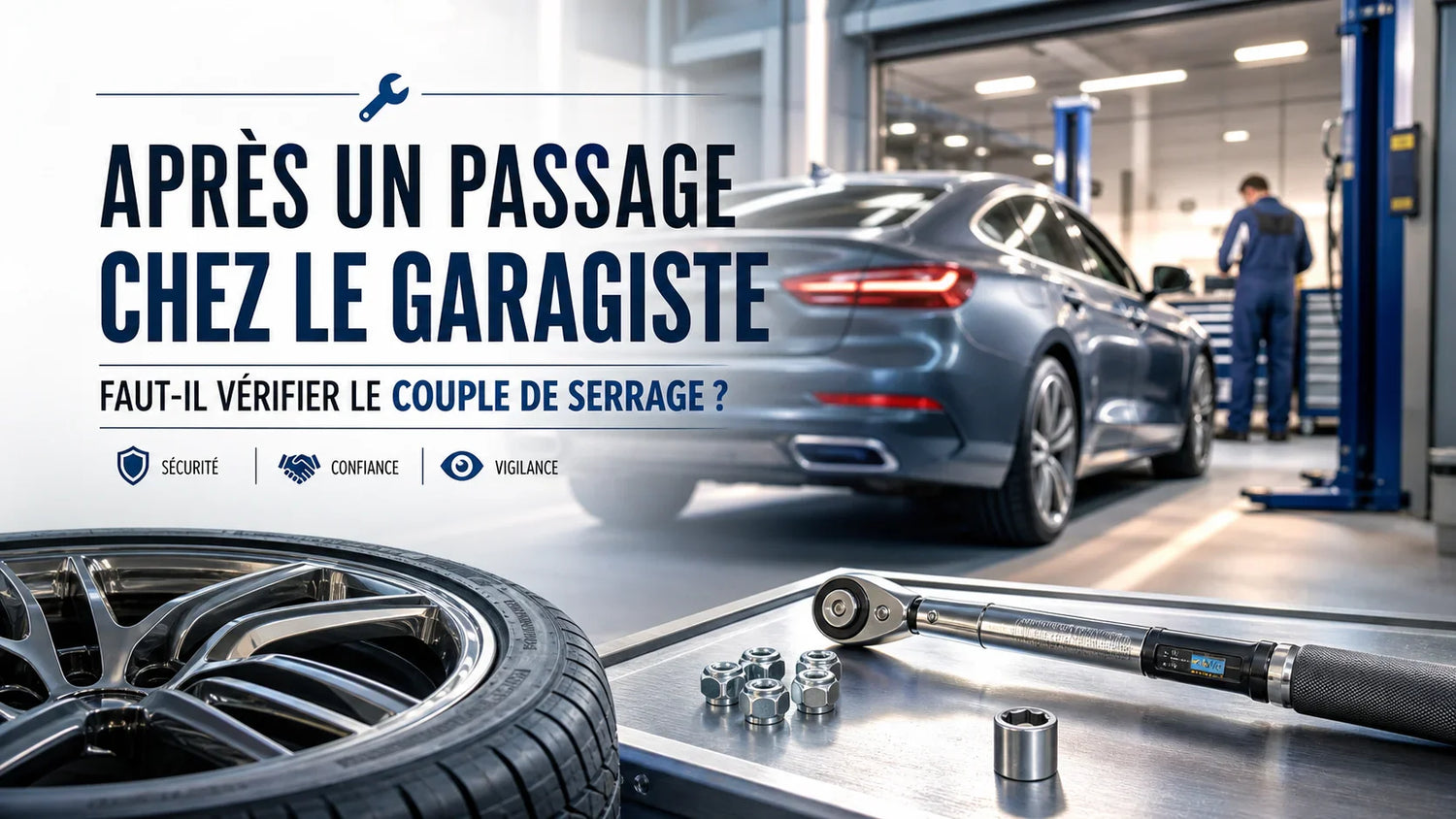 Après un passage chez le garagiste : faut-il vérifier le couple de serrage ?