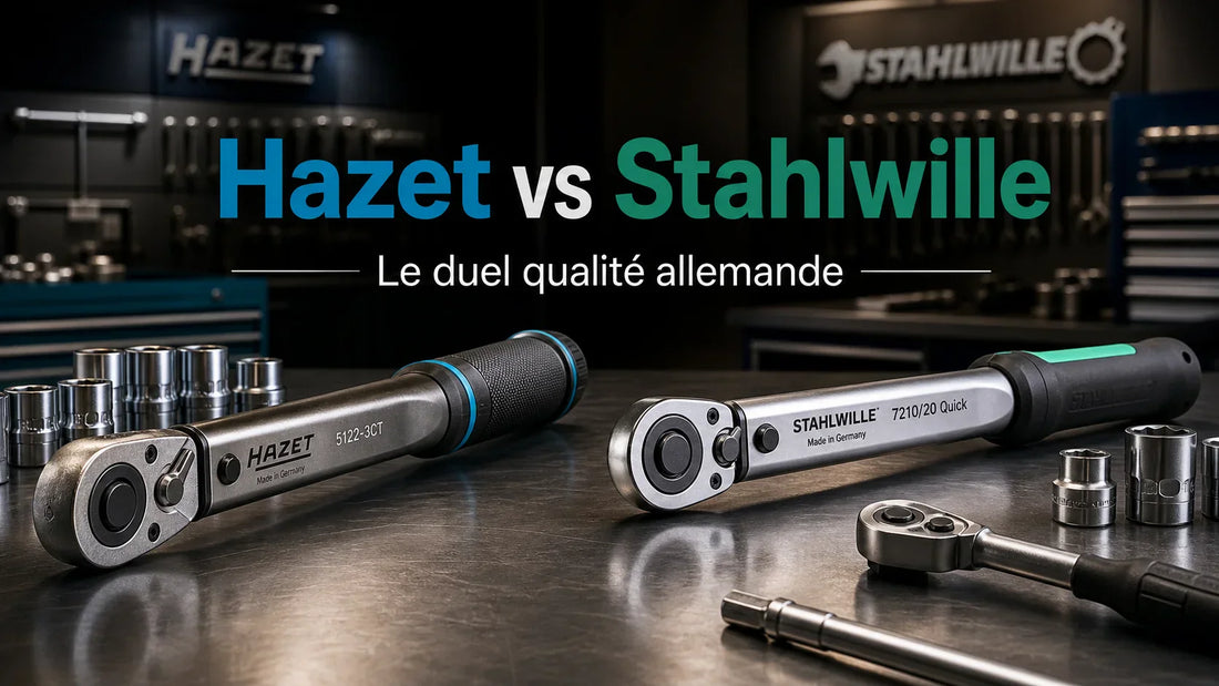 Clé dynamométrique Hazet vs Stahlwille : le duel qualité allemande
