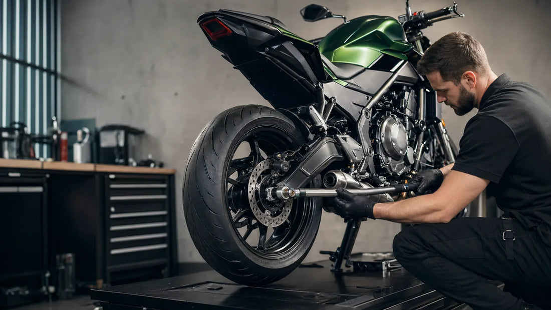 Couple de serrage roue Kawasaki Z650 et Z900 : valeurs N.m et méthode complète