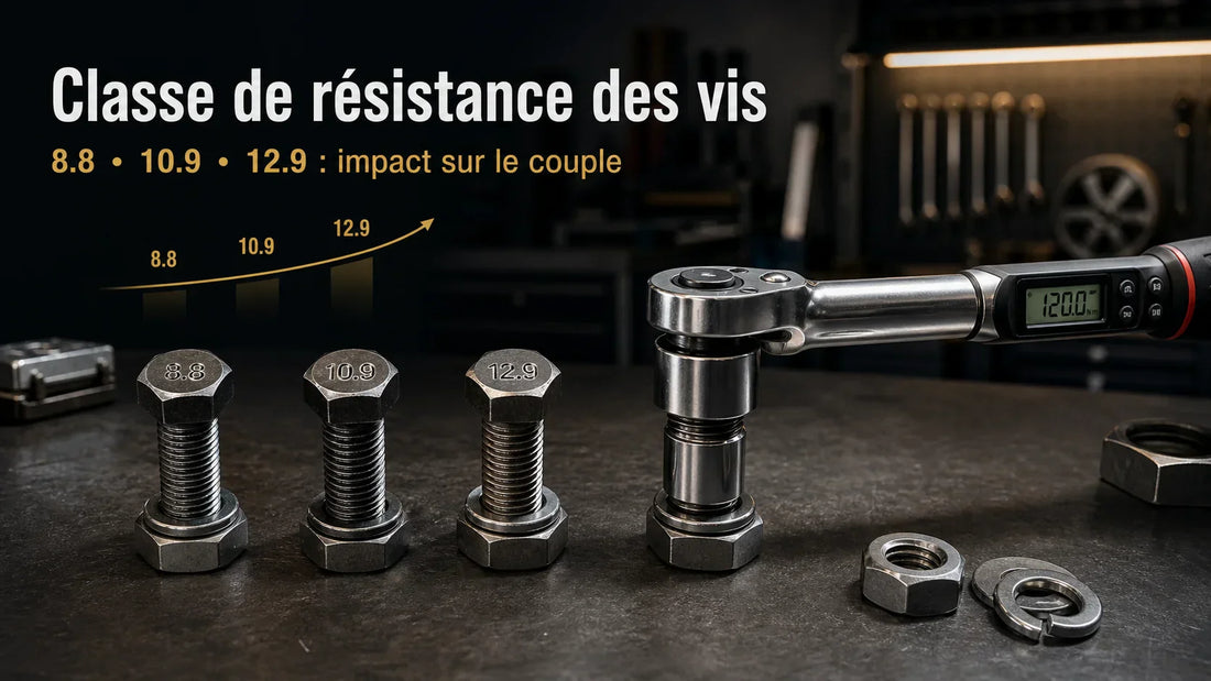 Classe de résistance des vis (8.8, 10.9, 12.9) : impact sur le couple