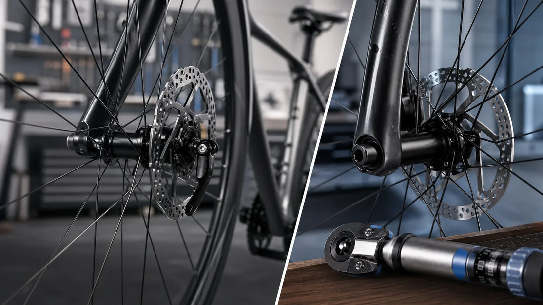 Couple de serrage roue vélo : serrage rapide vs axe traversant