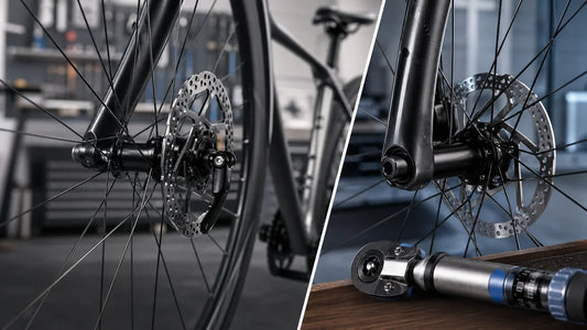 Couple de serrage roue vélo : serrage rapide vs axe traversant