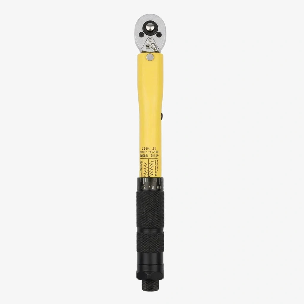 Clé Dynamométrique 1/4" Sécurité Vélo Carbone & Alu