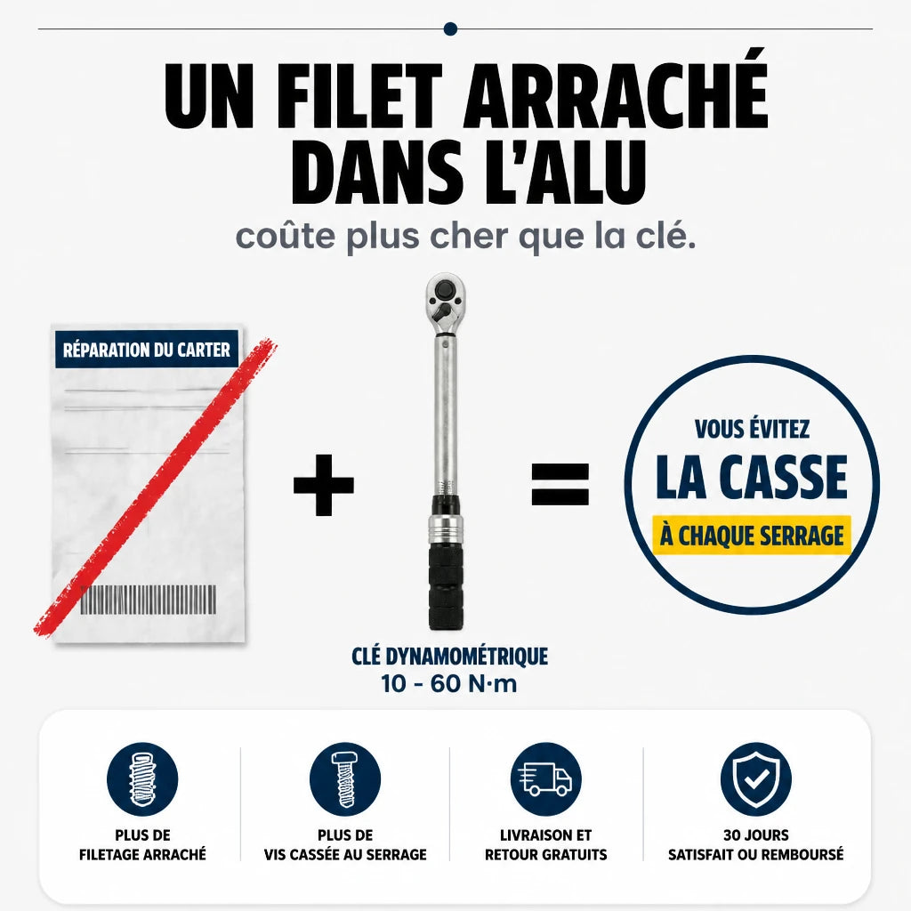 Clé Dynamométrique 3/8" Spécial Visserie Sensible
