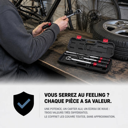 Clé Dynamométrique Coffret Kit Atelier Complet