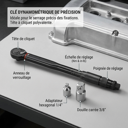 Clé Dynamométrique 3/8" Standard Universel Atelier — présentation atelier